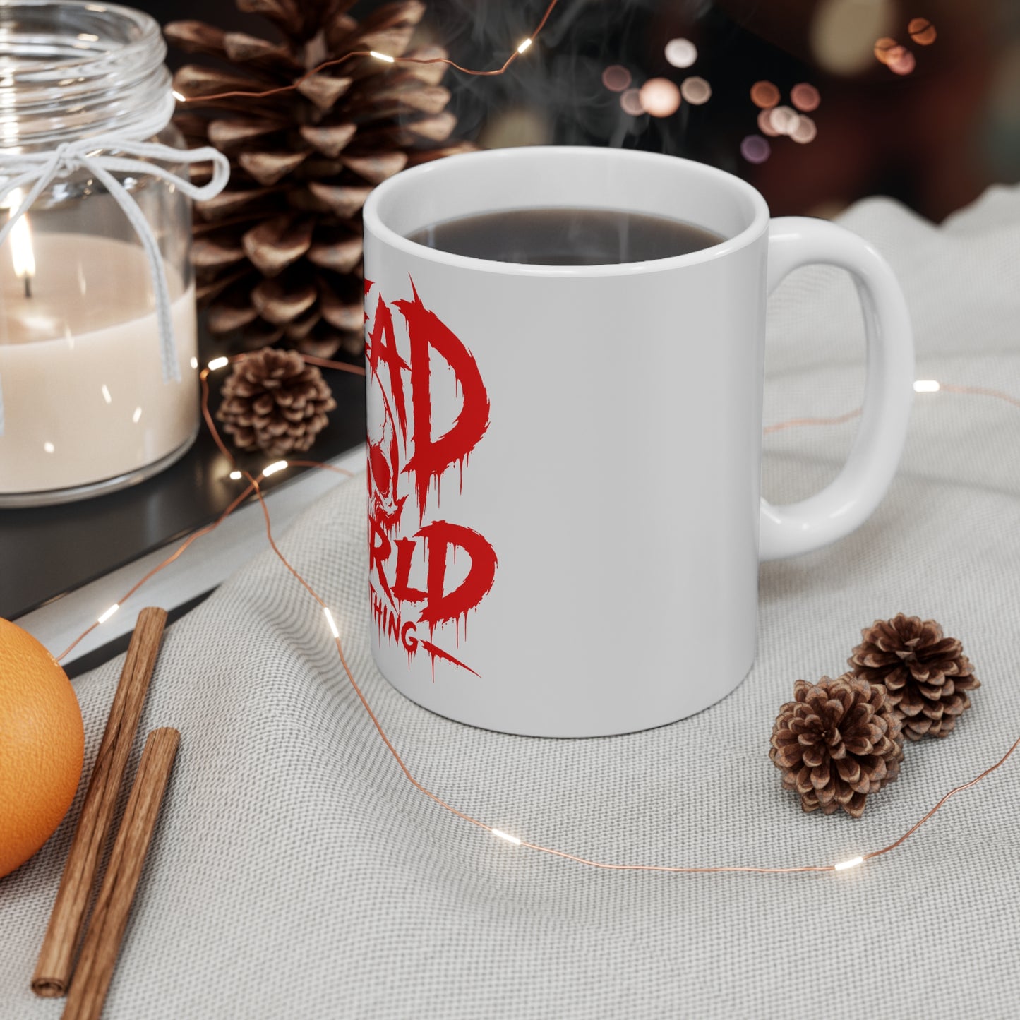 Dead World Clothing Skull Mug — Gothic Skull 11oz Coffee Cup