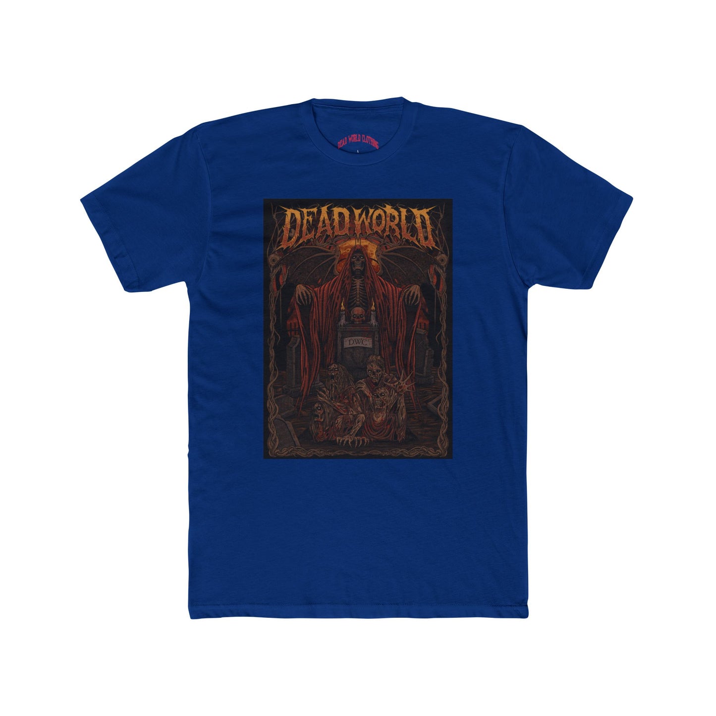 Dead World - Men's Cotton Crew Tee