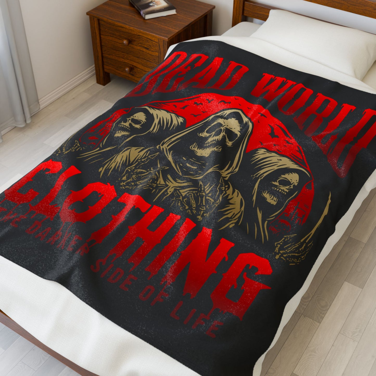 Dark Themed Plush Blanket