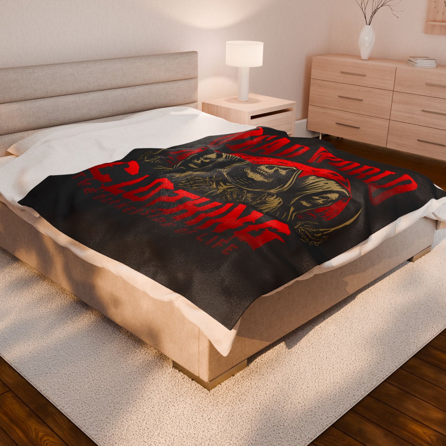 Dark Themed Plush Blanket
