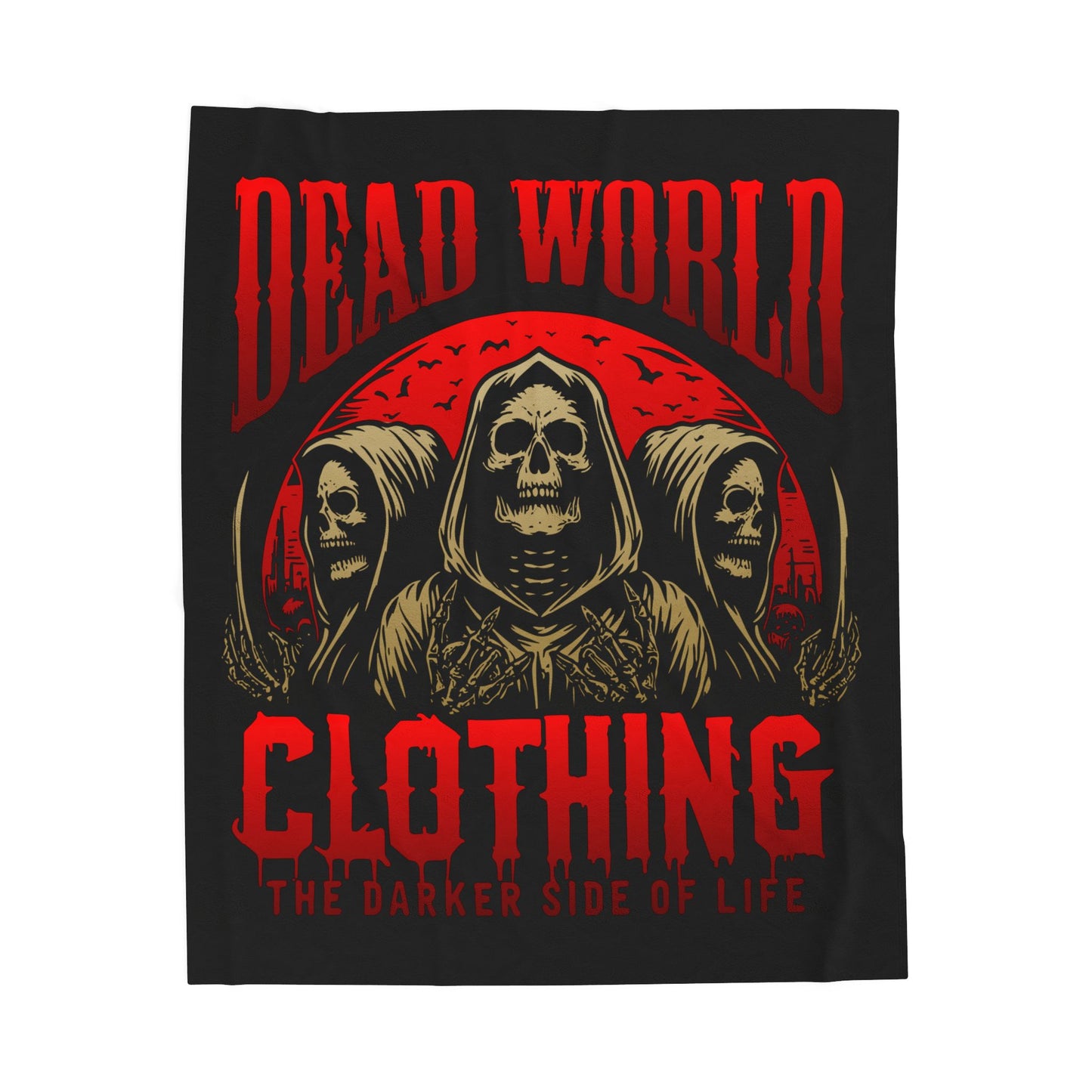 Dark Themed Plush Blanket