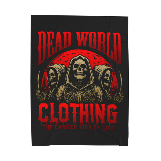Dark Themed Plush Blanket
