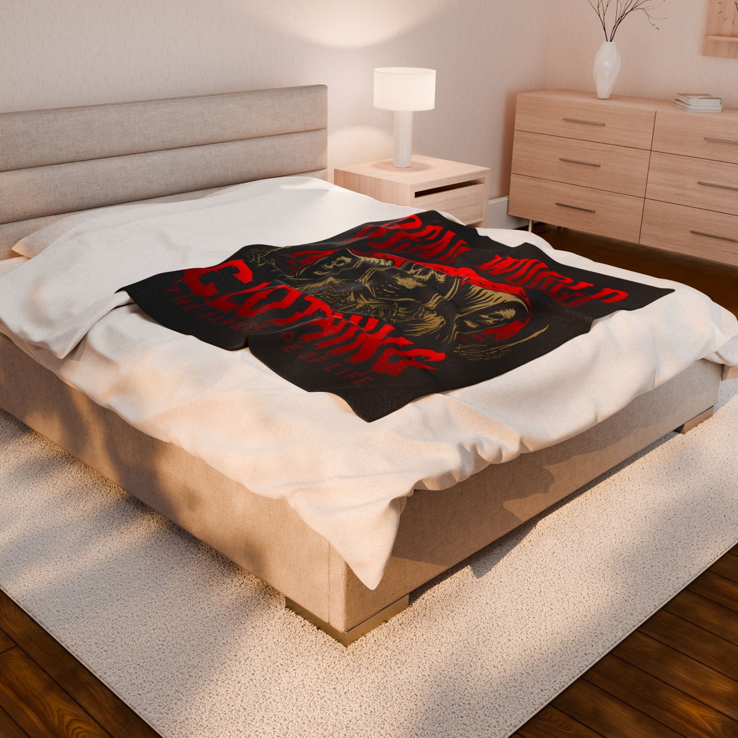 Dark Themed Plush Blanket