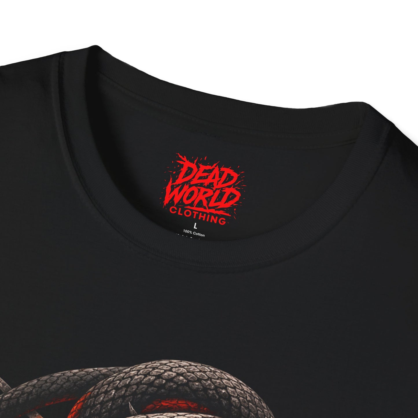 Skull & Snake Graphic T-Shirt
