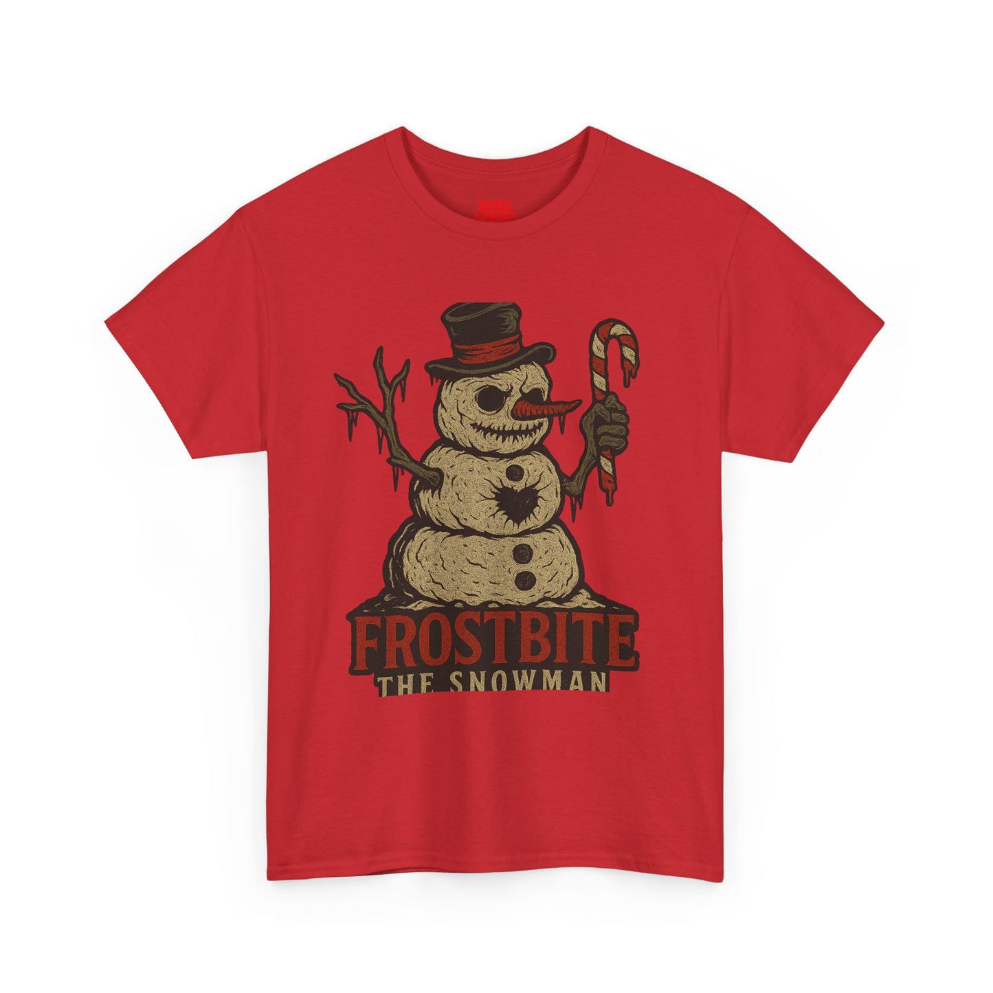 Frostbite the Snowman Vintage Horror Holiday T-Shirt