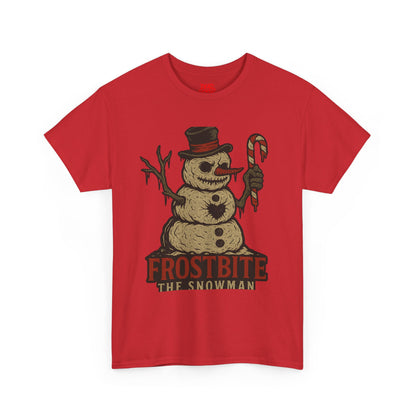 Frostbite the Snowman Vintage Horror Holiday T-Shirt