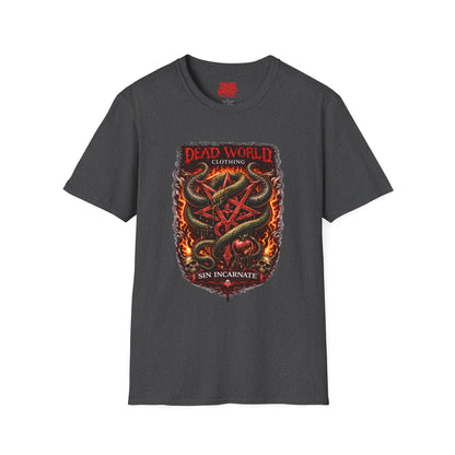Dead World Clothing ("Sin Incarnate") Serpent Crest Graphic Tee