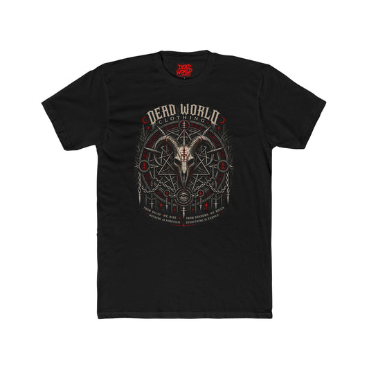 Dark Occult 'Dead World Clothing' Ram Skull Graphic
