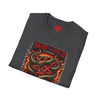 Dead World Clothing ("Sin Incarnate") Serpent Crest Graphic Tee