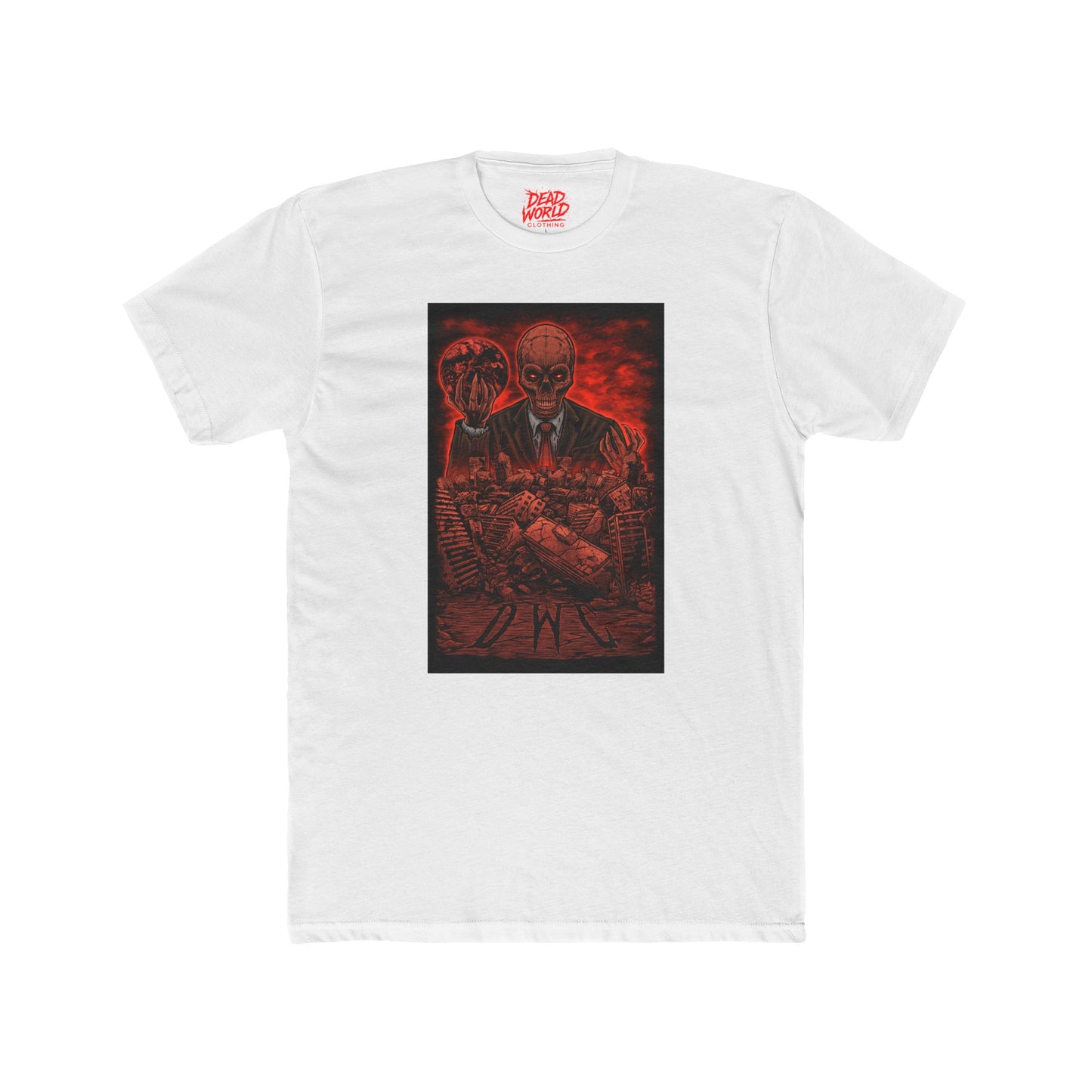 DWC Apocalyptic Graphic Tee — Red Occult Night Design