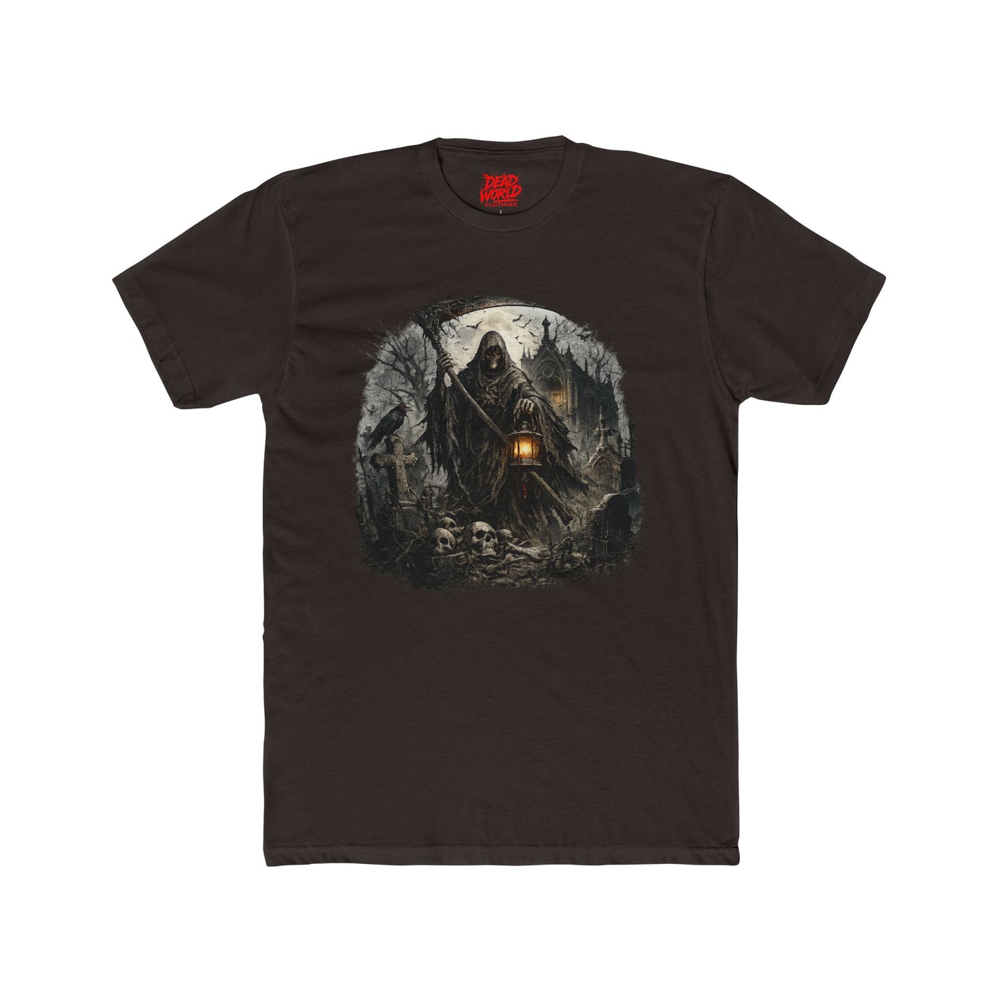 Death in a Cemetery Crew tee