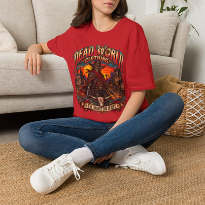 Graphic T-Shirt — "Dead World Clothing" Desert Outlaw Sunset Tee