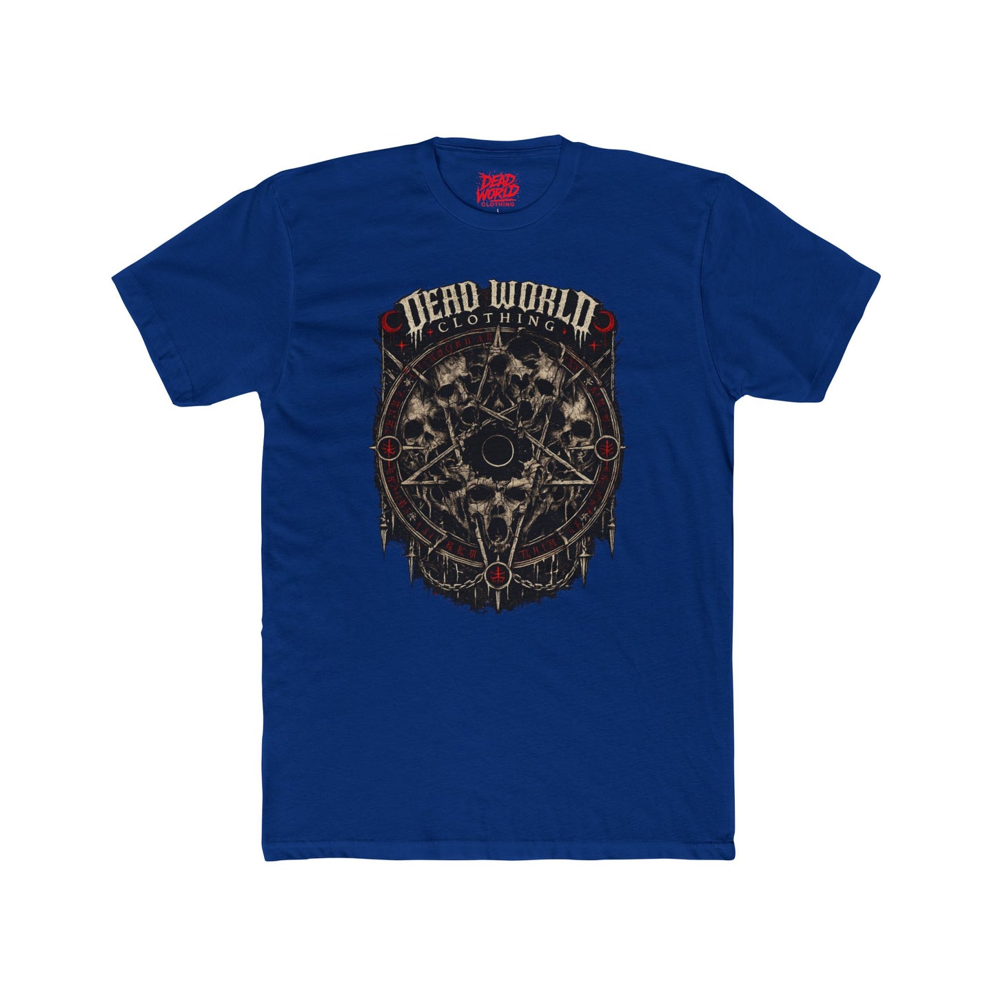 Dead World Clothing Skull Pentagram Tee — Gothic Style T-Shirt