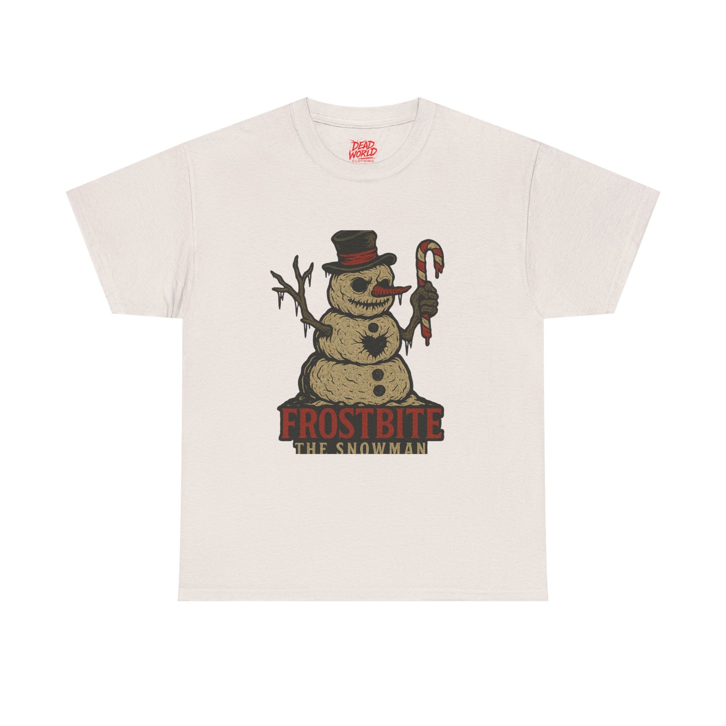 Frostbite the Snowman Vintage Horror Holiday T-Shirt