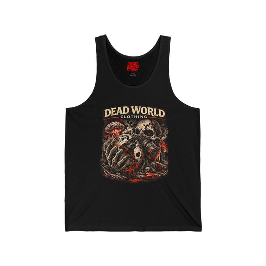 Dead World Clothing Skull & Zombie Unisex Jersey Tank
