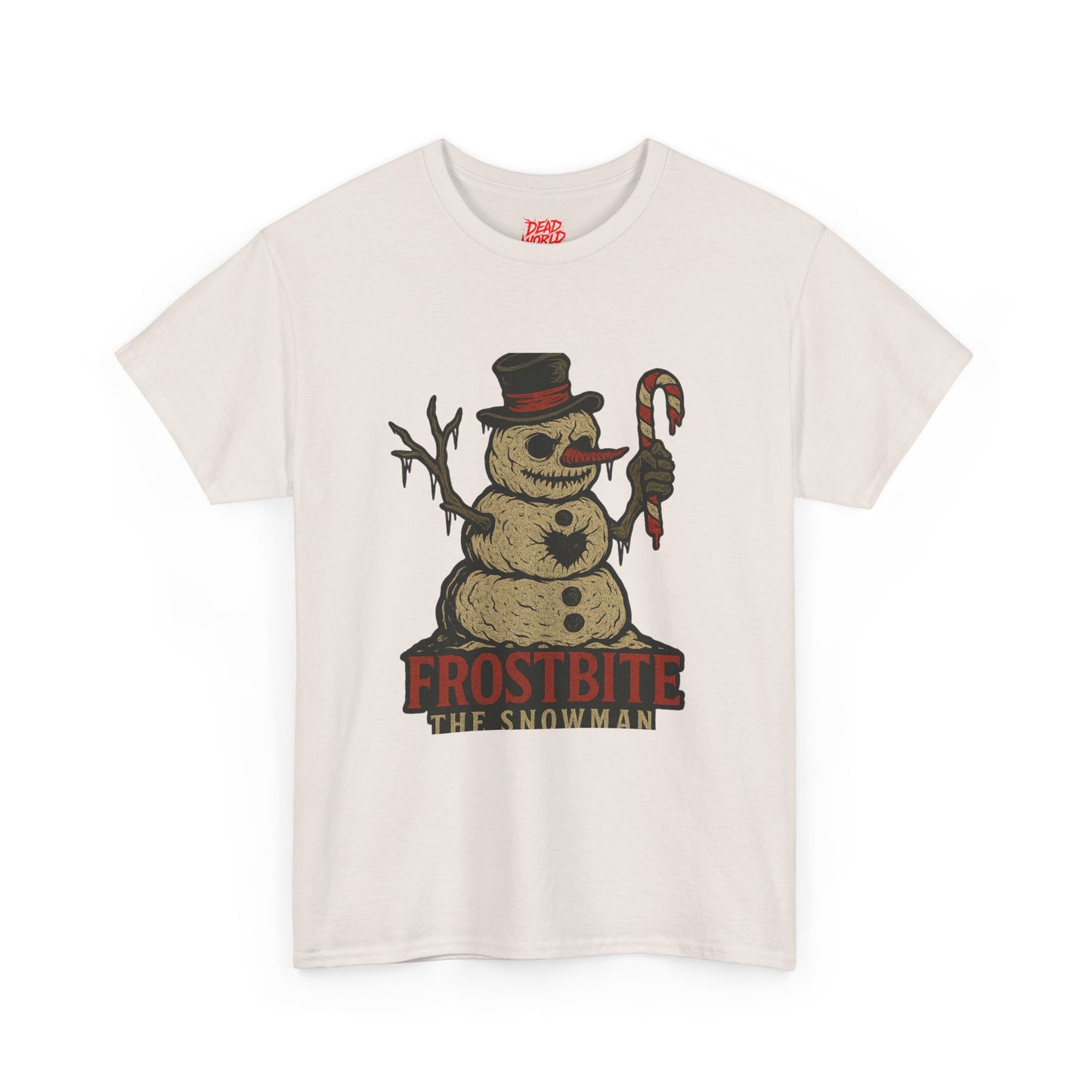 Frostbite the Snowman Vintage Horror Holiday T-Shirt