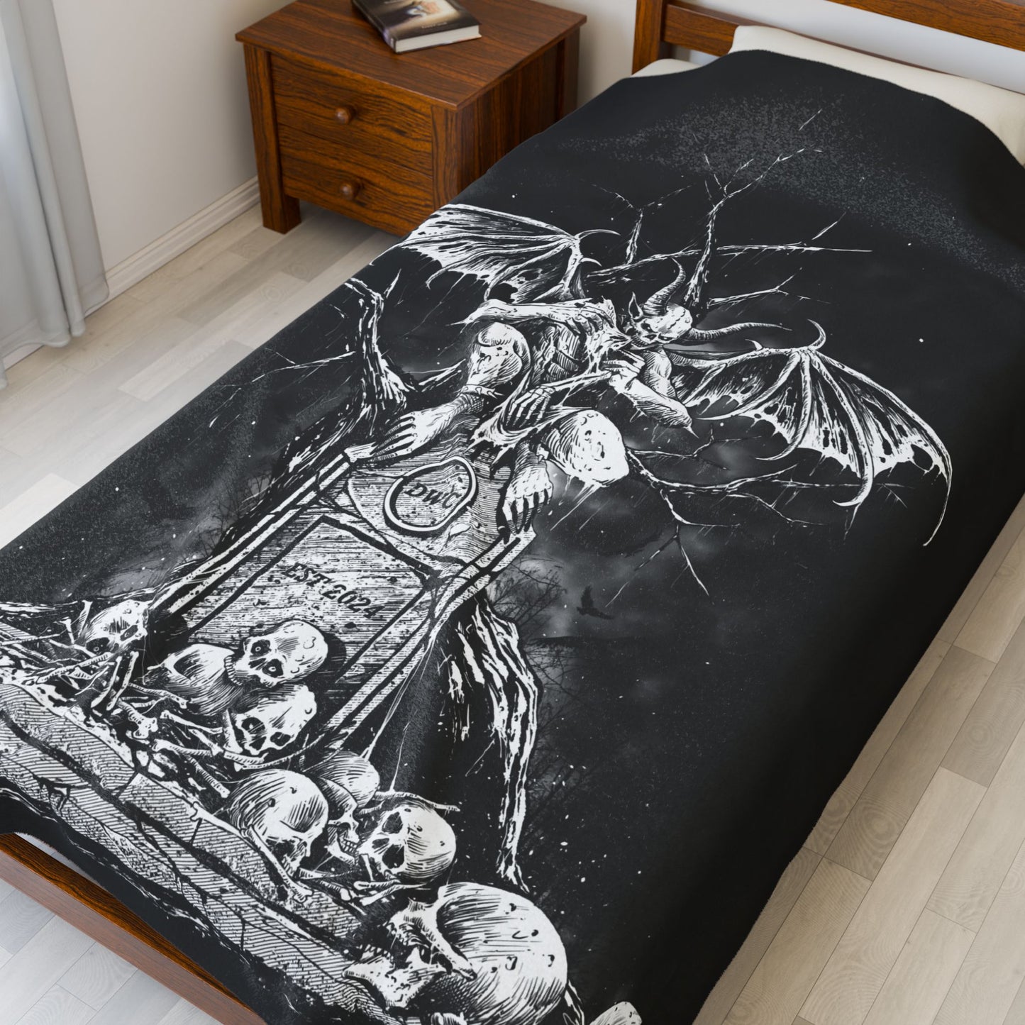 Feast Plush Blanket - Cozy Halloween Decor