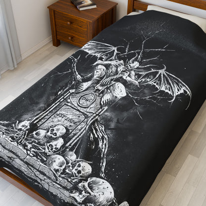 Feast Plush Blanket - Cozy Halloween Decor