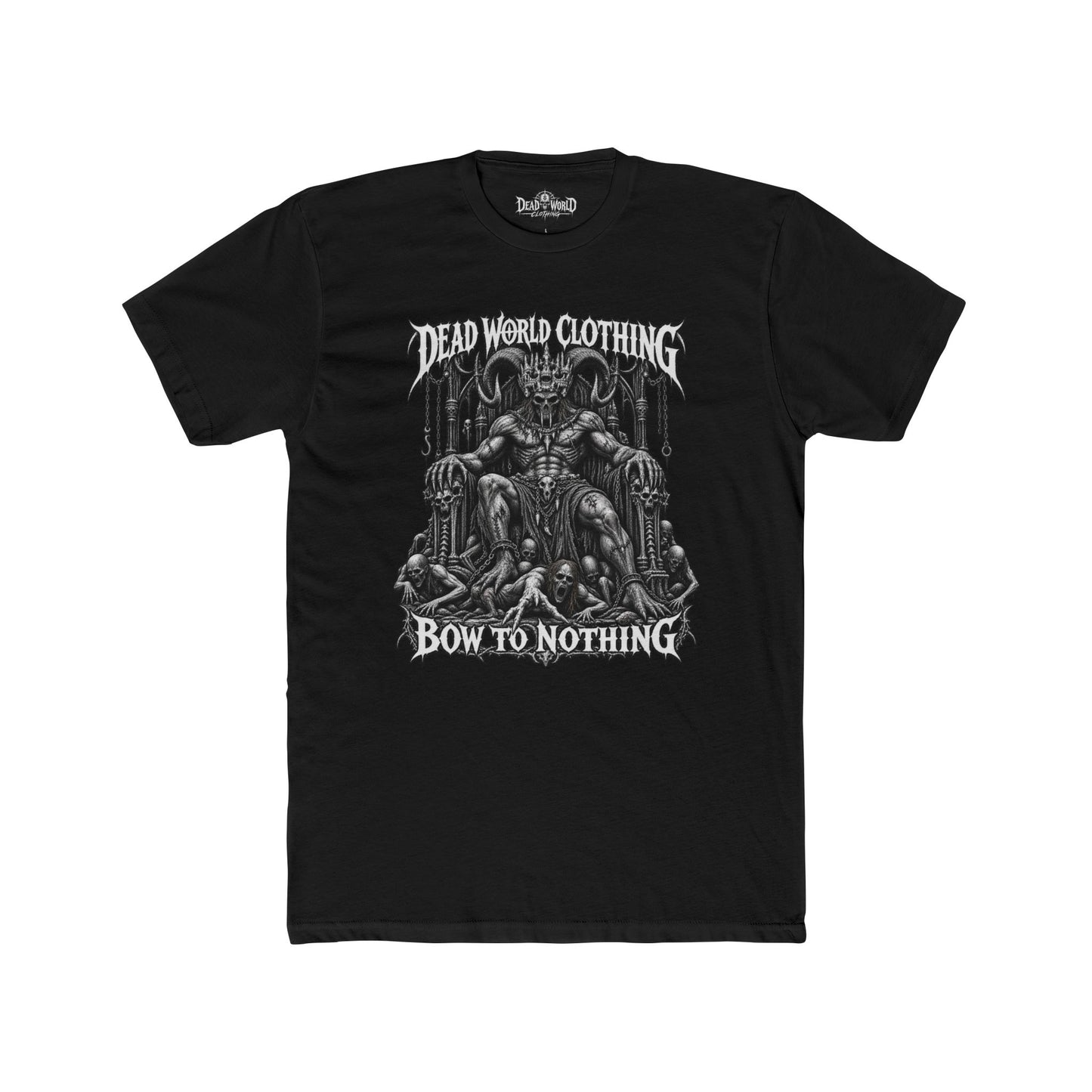Dead World Clothing  'Bow to Nothing' Dark Gothic Graphic Shirt