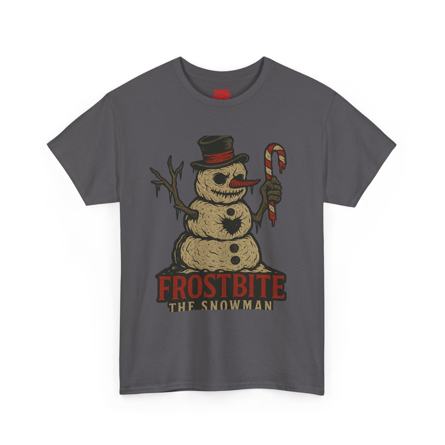 Frostbite the Snowman Vintage Horror Holiday T-Shirt