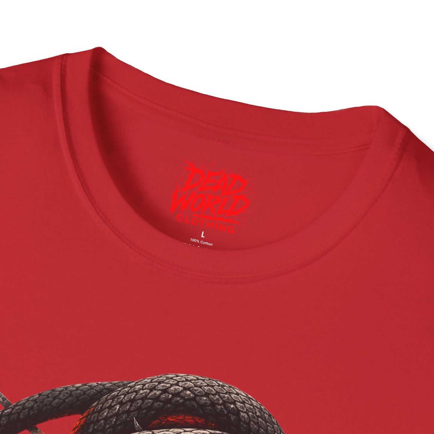 Skull & Snake Graphic T-Shirt