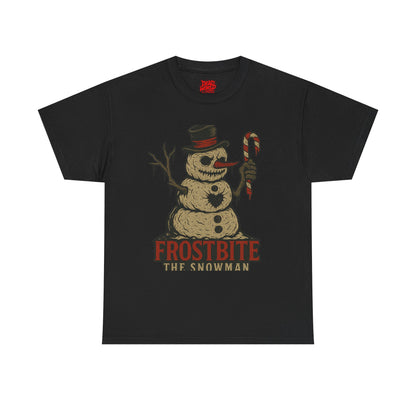 Frostbite the Snowman Vintage Horror Holiday T-Shirt
