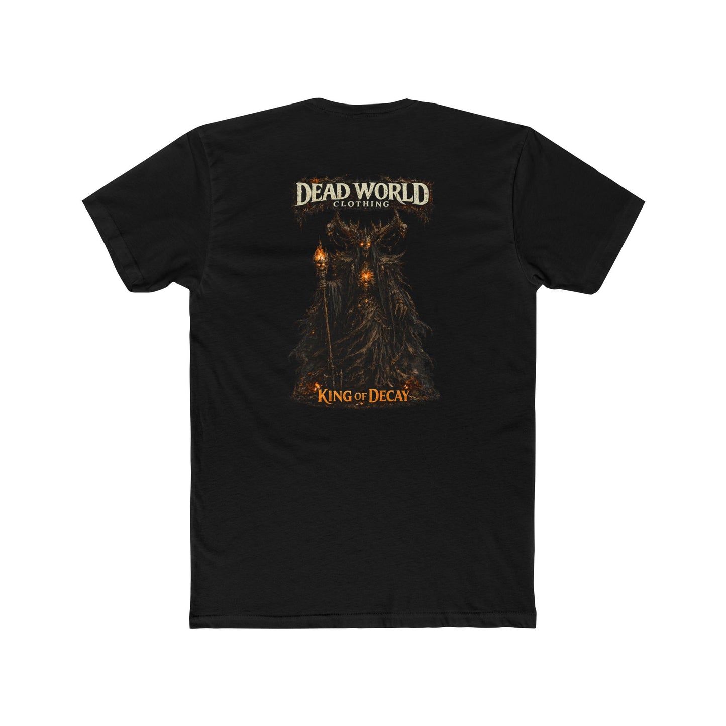 Dead World Clothing "King of Decay" T‑Shirt — Gothic Horror Graphic Tee