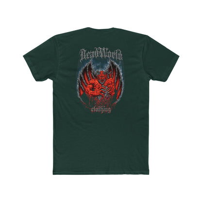 Demon Unisex Tee Shirt - Dark and Edgy Cotton Crew Tee for Metal and Horror fans