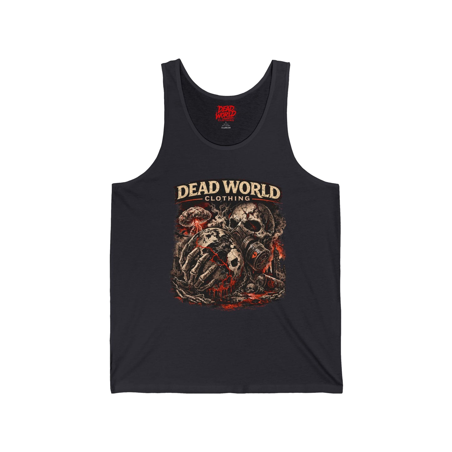 Dead World Clothing Skull & Zombie Unisex Jersey Tank