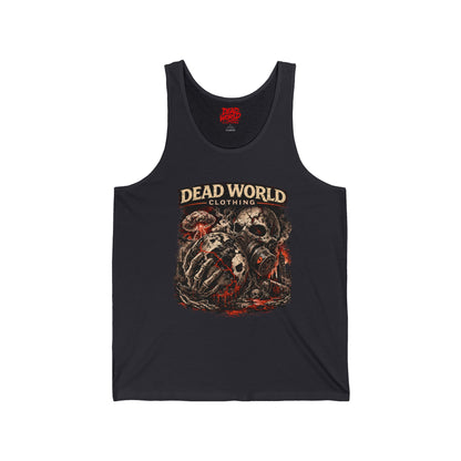 Dead World Clothing Skull & Zombie Unisex Jersey Tank