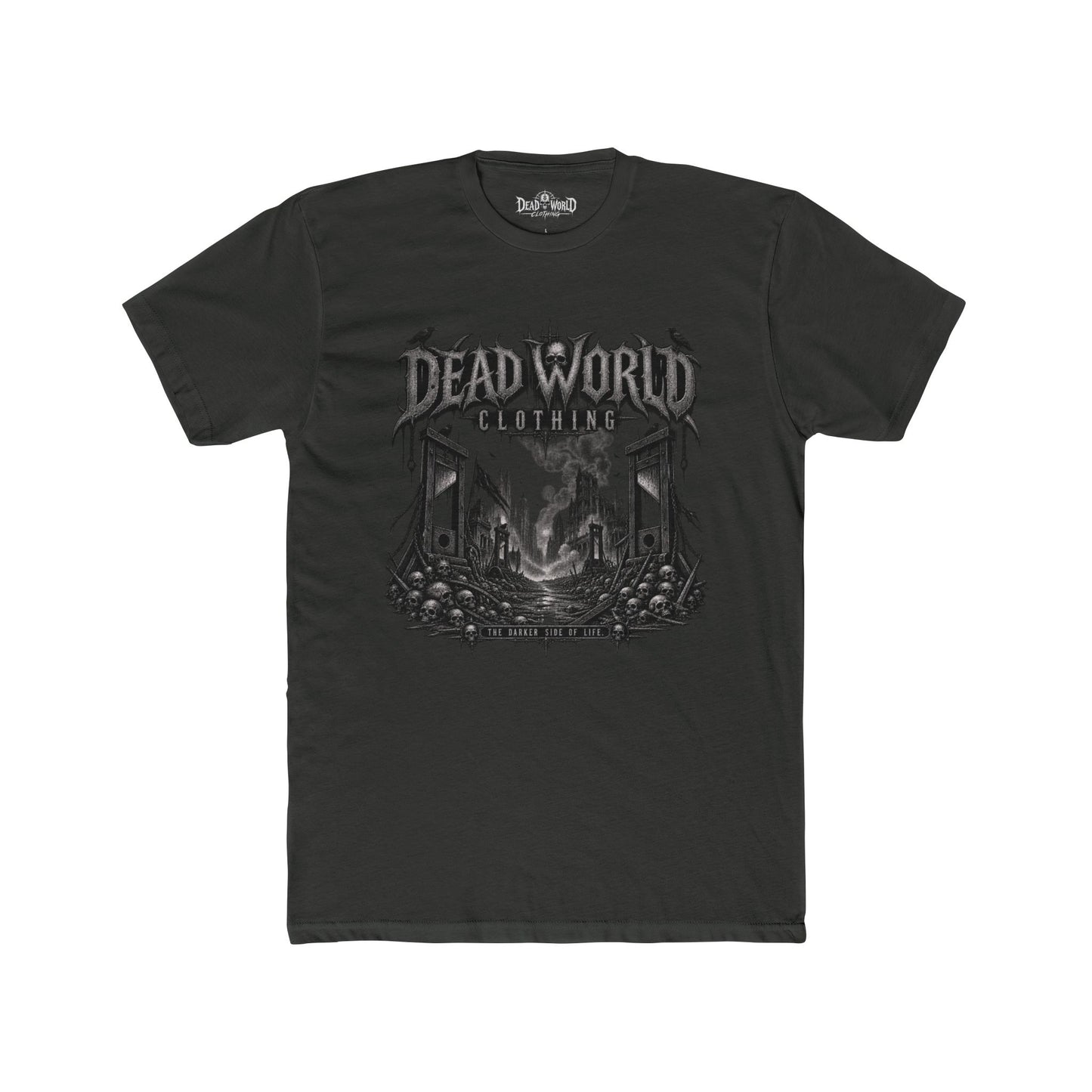 Dead World Clothing Graphic Tee — Apocalyptic Gothic-Style T-Shirt