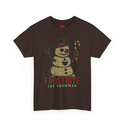 Frostbite the Snowman Vintage Horror Holiday T-Shirt