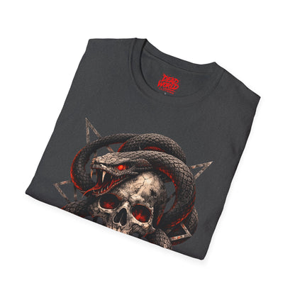 Skull & Snake Graphic T-Shirt