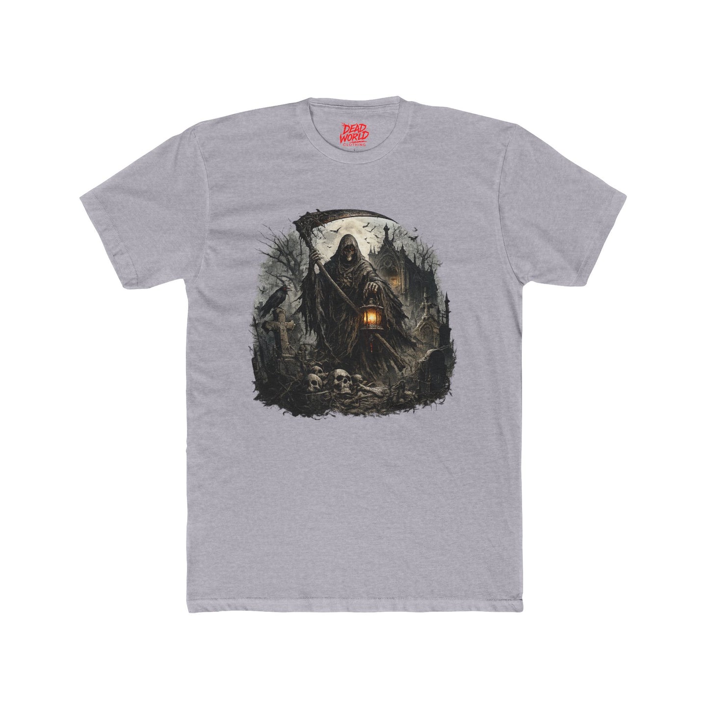 Death in a Cemetery Crew tee
