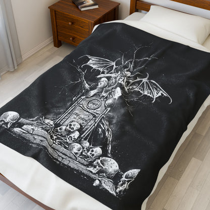 Feast Plush Blanket - Cozy Halloween Decor