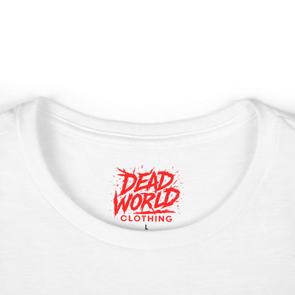 Graveyard Bride Graphic Tee — Women's Goth Horror T-Shirt