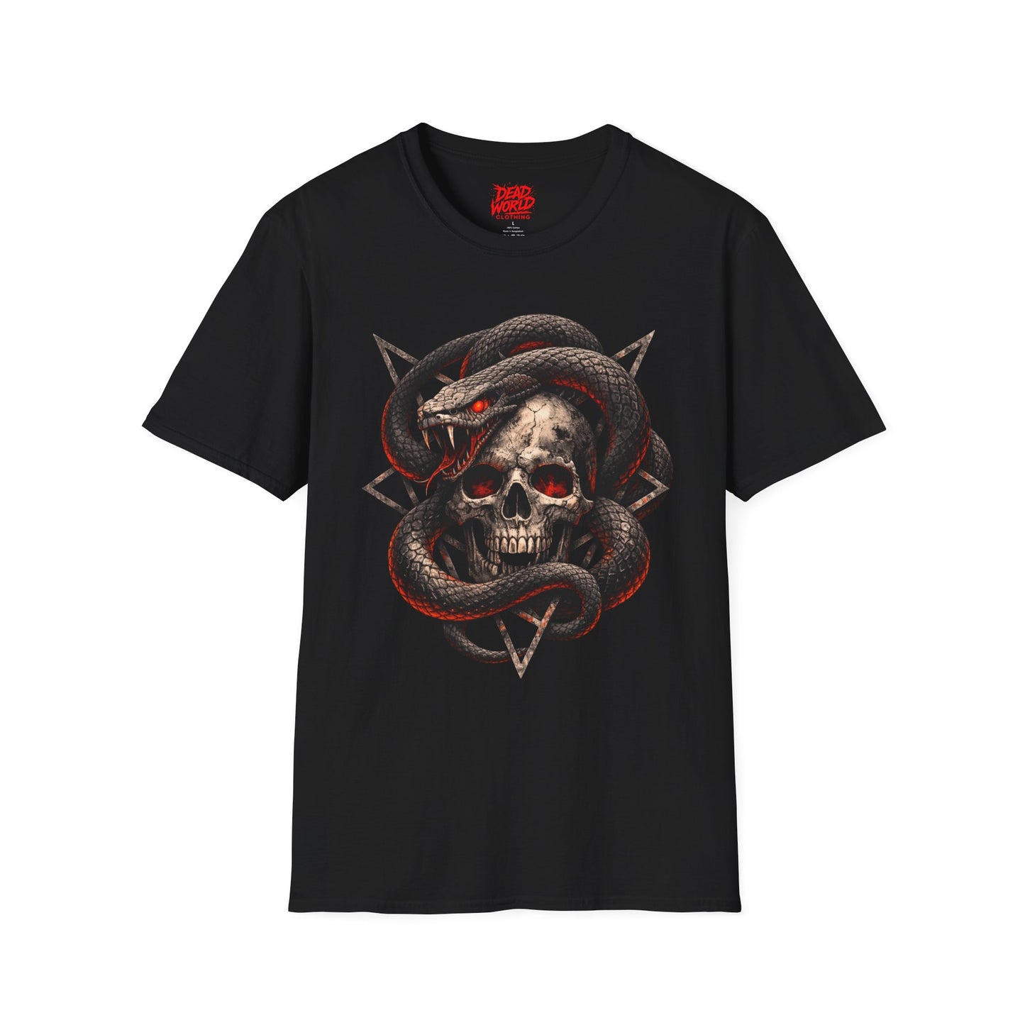 Skull & Snake Graphic T-Shirt