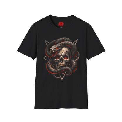 Skull & Snake Graphic T-Shirt