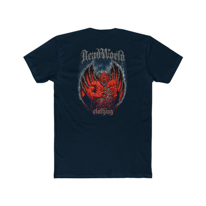 Demon Unisex Tee Shirt - Dark and Edgy Cotton Crew Tee for Metal and Horror fans