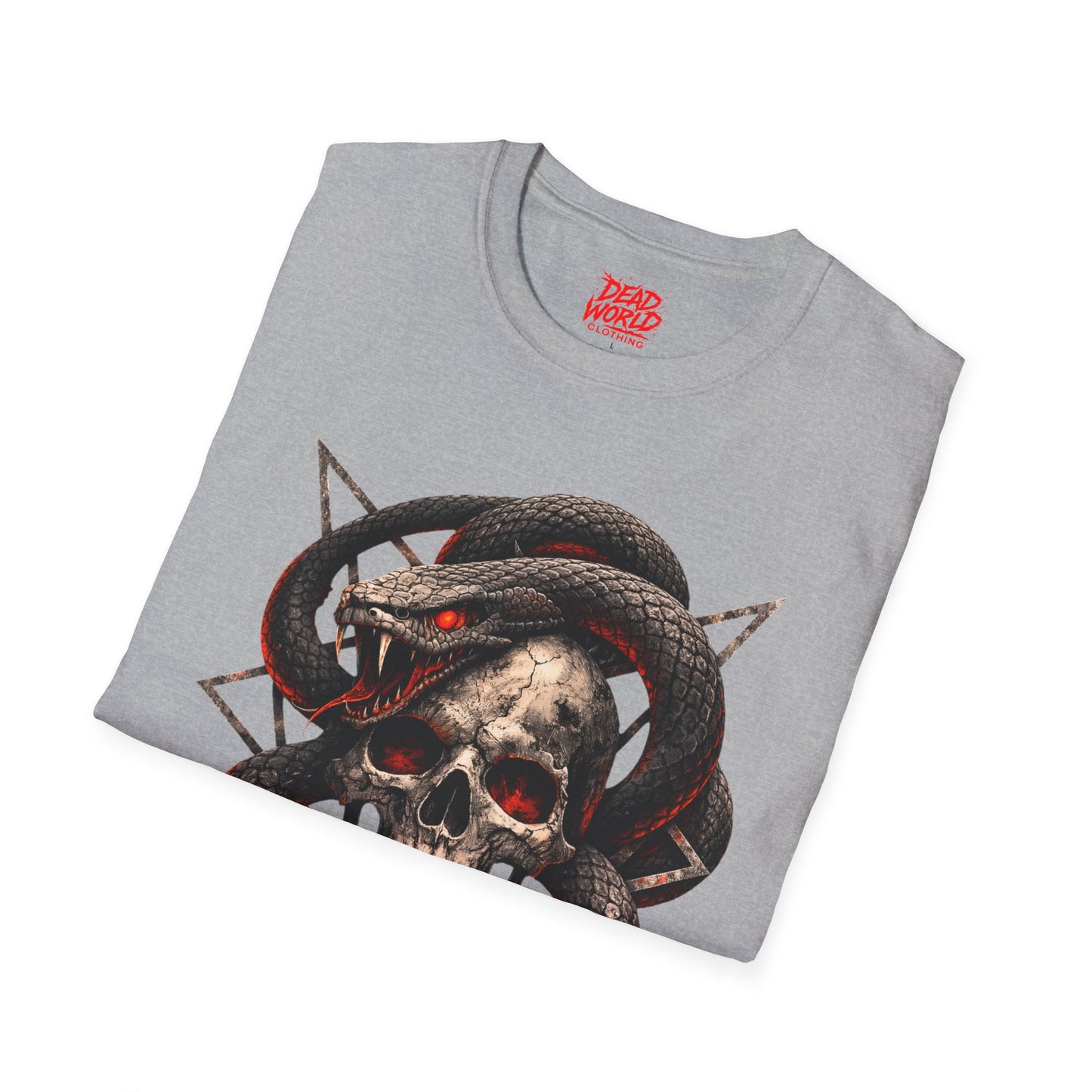Skull & Snake Graphic T-Shirt