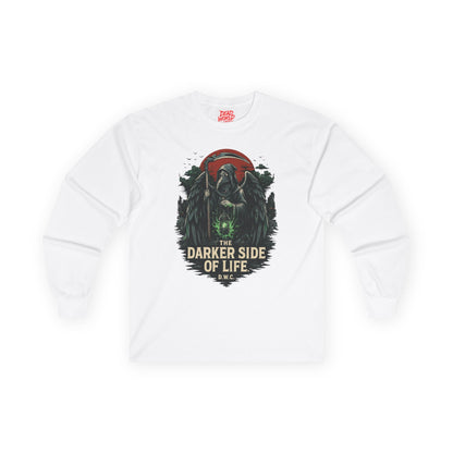 Gothic Skull Forest Long Sleeve Tee — "The Darker Side of Life"