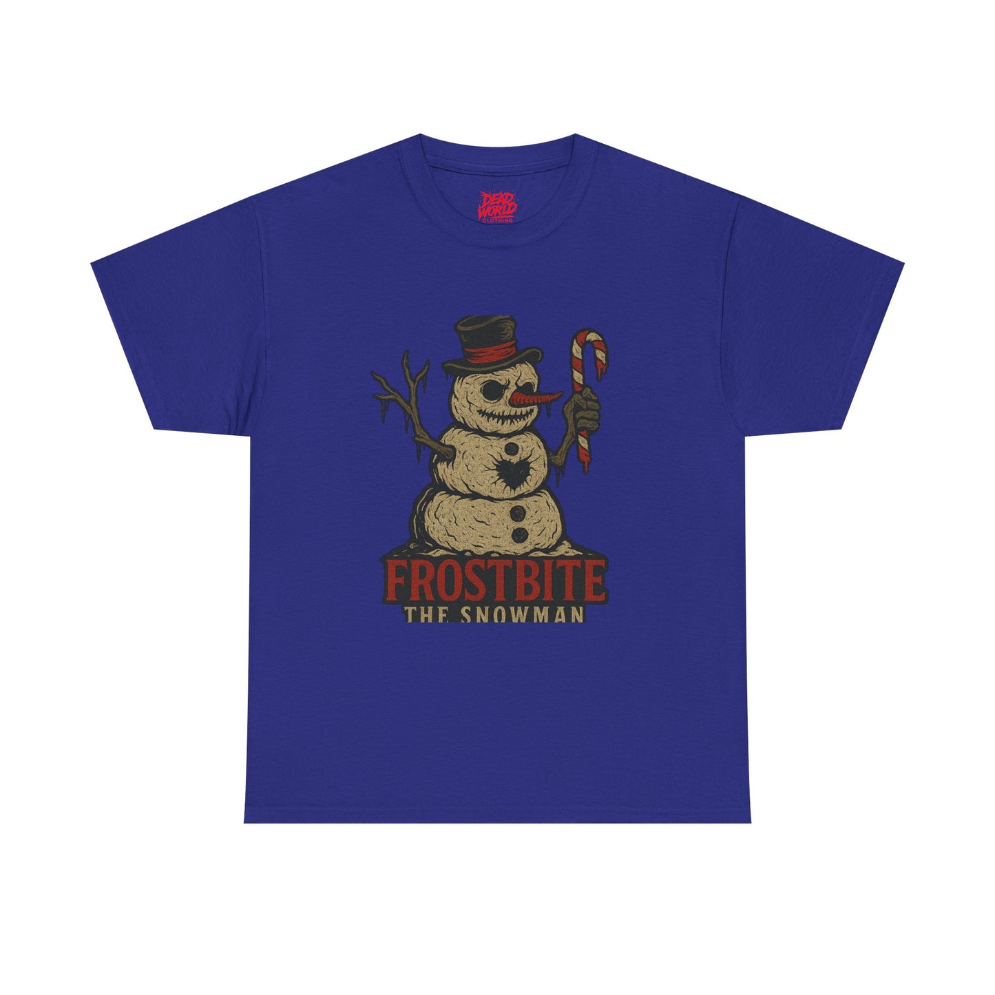 Frostbite the Snowman Vintage Horror Holiday T-Shirt