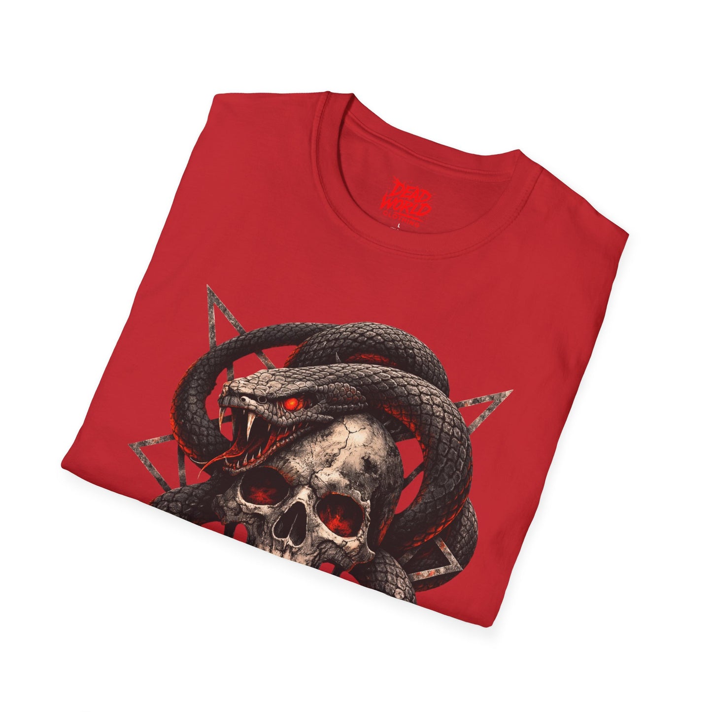 Skull & Snake Graphic T-Shirt