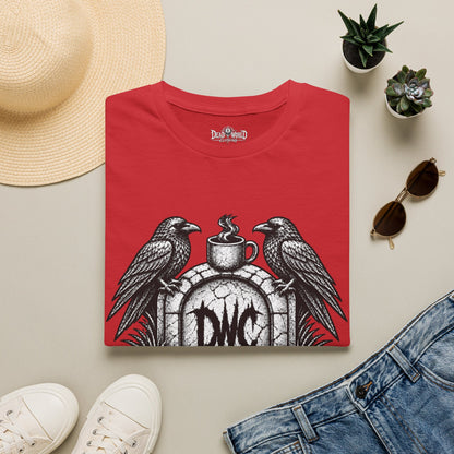Apocalypse Coffee T-Shirt — "First Coffee, Then The Apocalypse" Raven Graveyard Tee