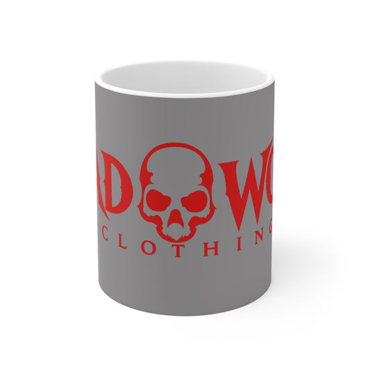 Mug — Dead World Clothing Red Logo Skull Coffee Cup