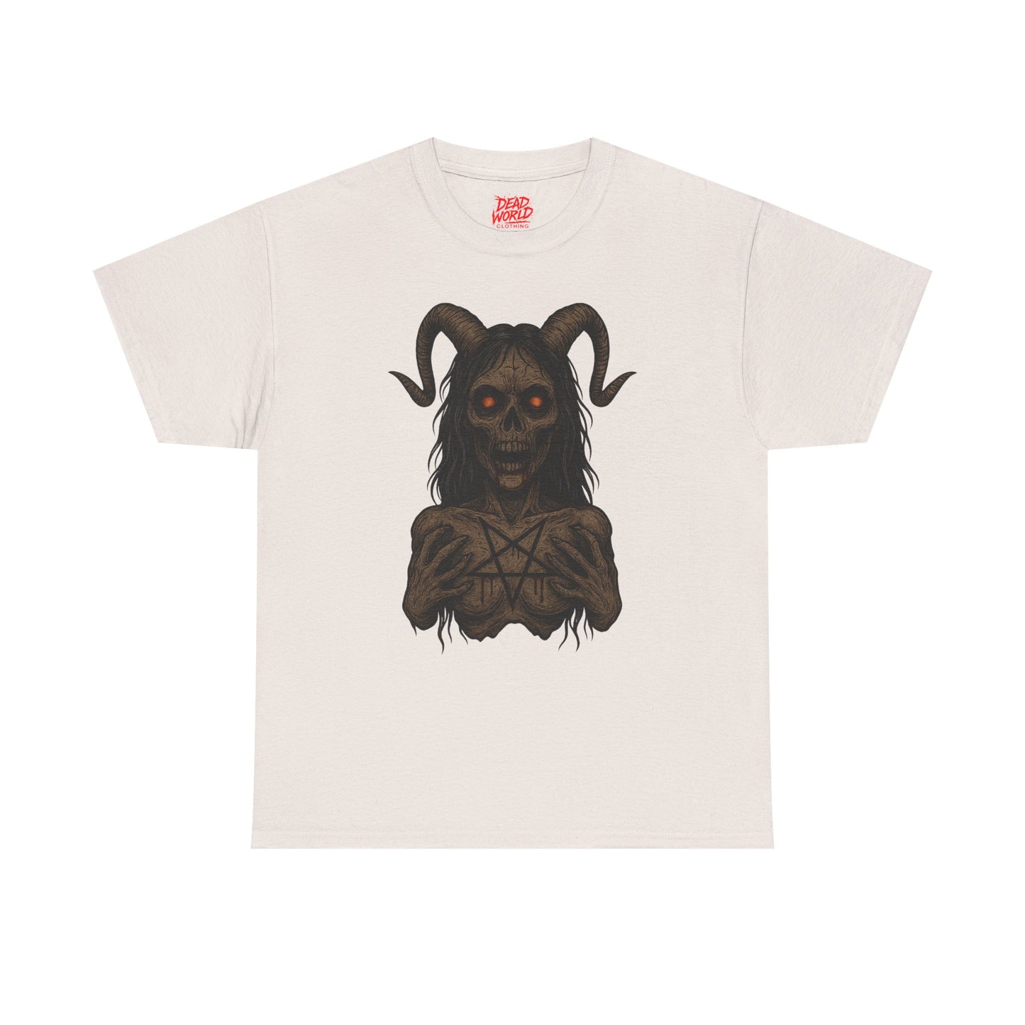 Occult Dark Goat Demon T-Shirt — Horror Graphic Tee