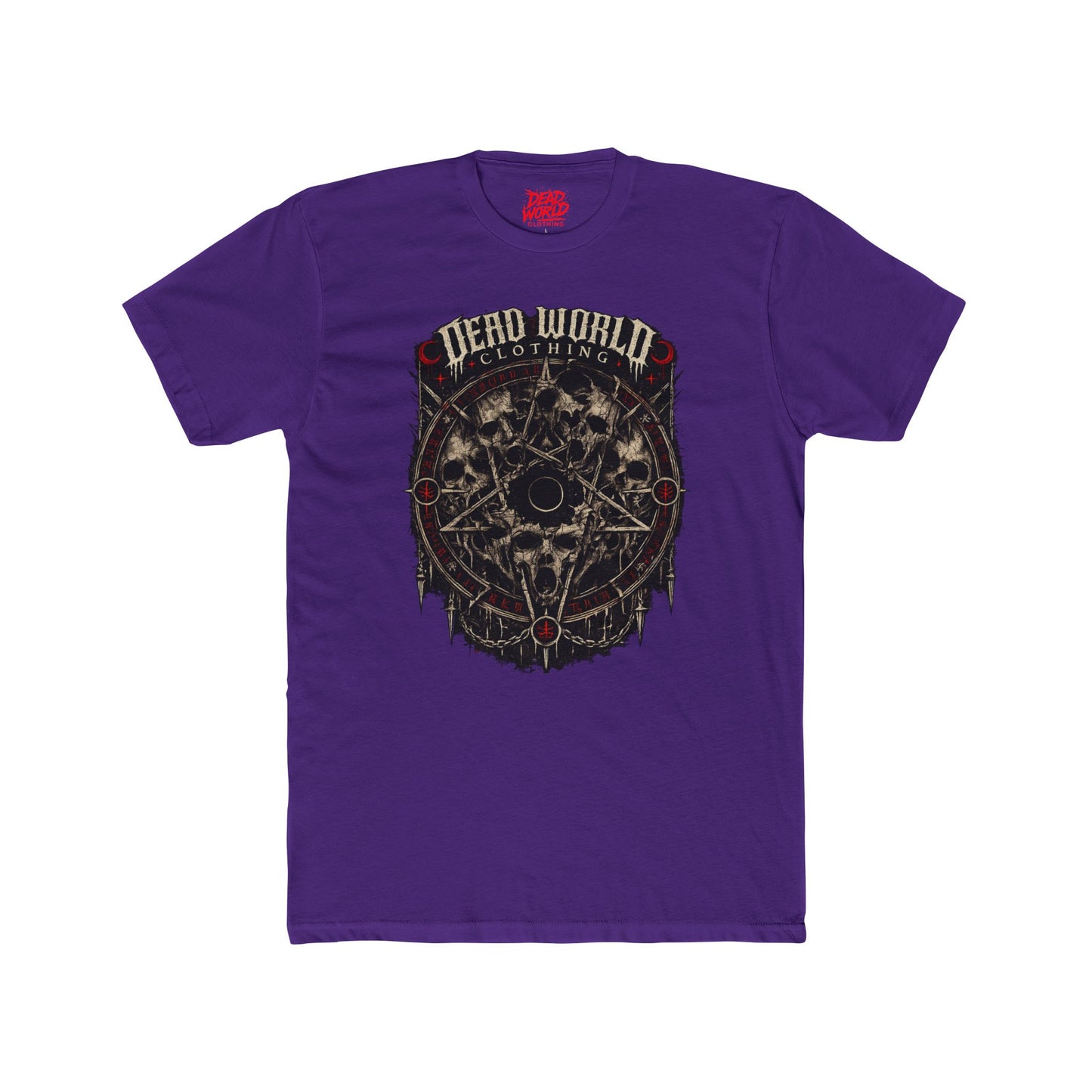 Dead World Clothing Skull Pentagram Tee — Gothic Style T-Shirt