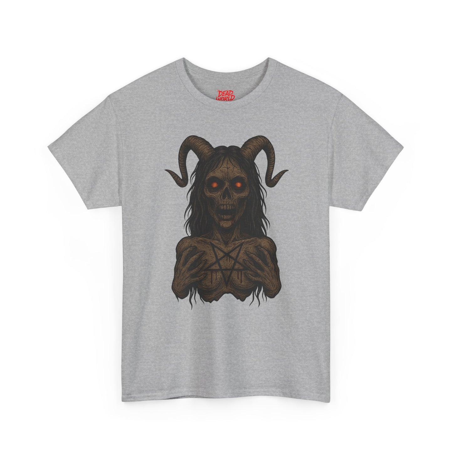 Occult Dark Goat Demon T-Shirt — Horror Graphic Tee