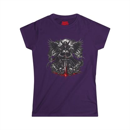 Graphic Tee — Viking Warrior Skull Sword Design (Women’s)