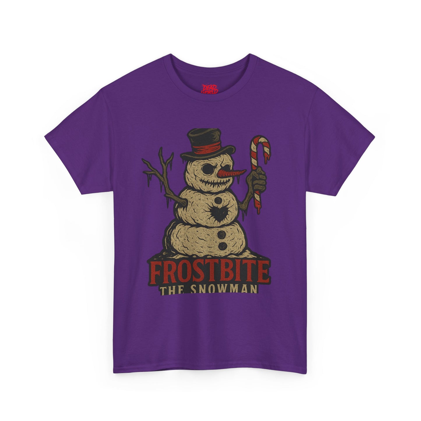 Frostbite the Snowman Vintage Horror Holiday T-Shirt